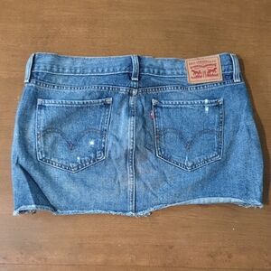 Levi's Classic Blue Denim Skirt